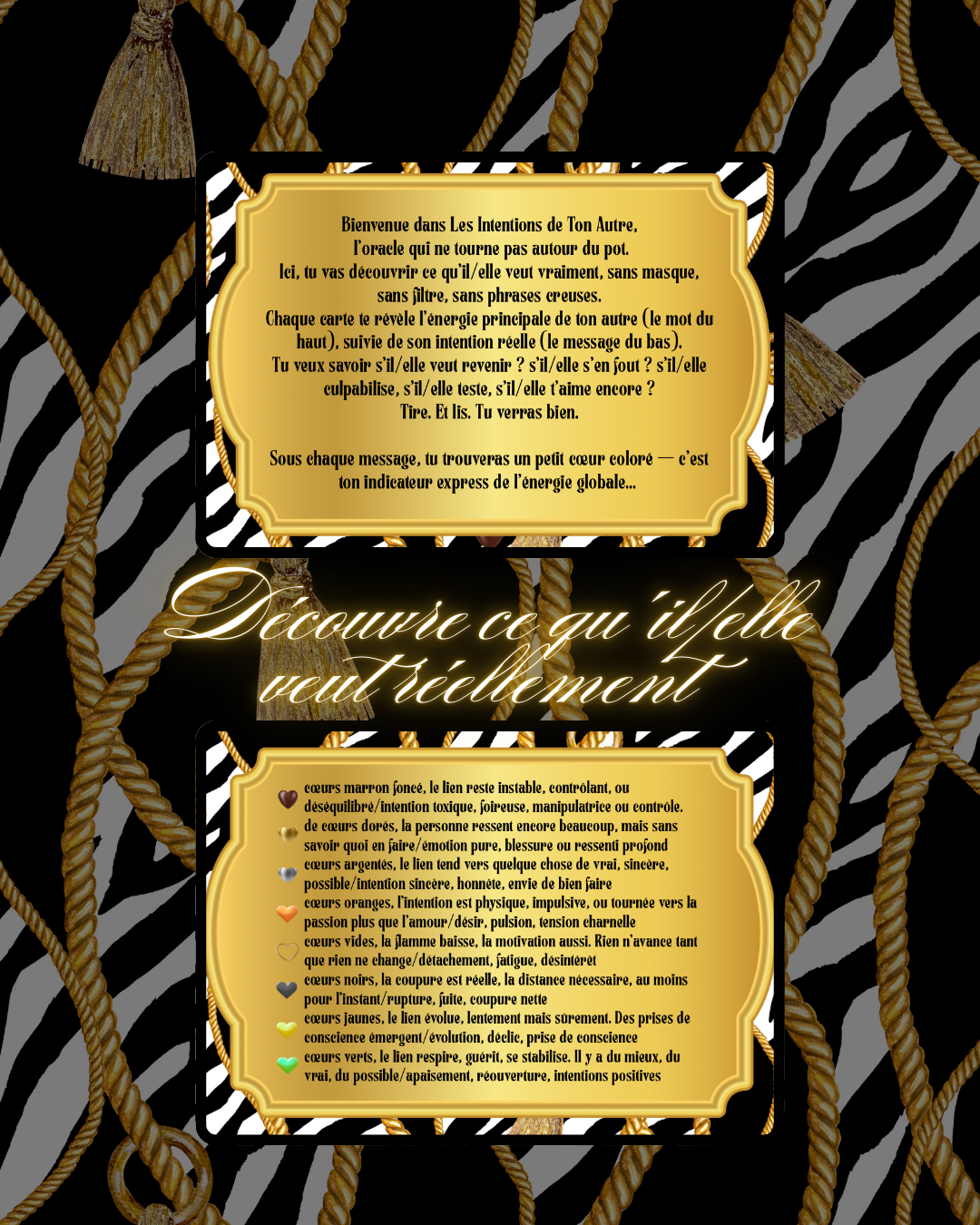 Oracle Intentions de ton Autre