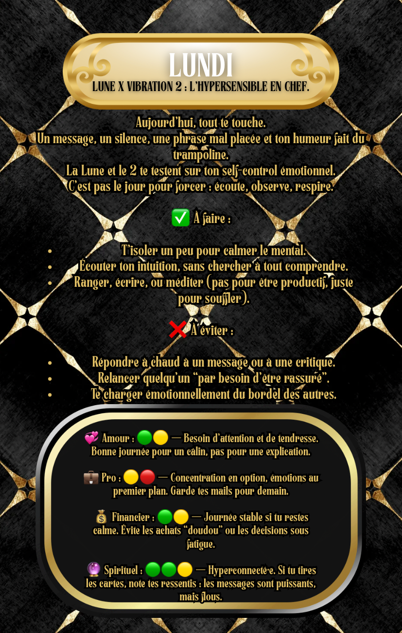 Oracle numérologique N8