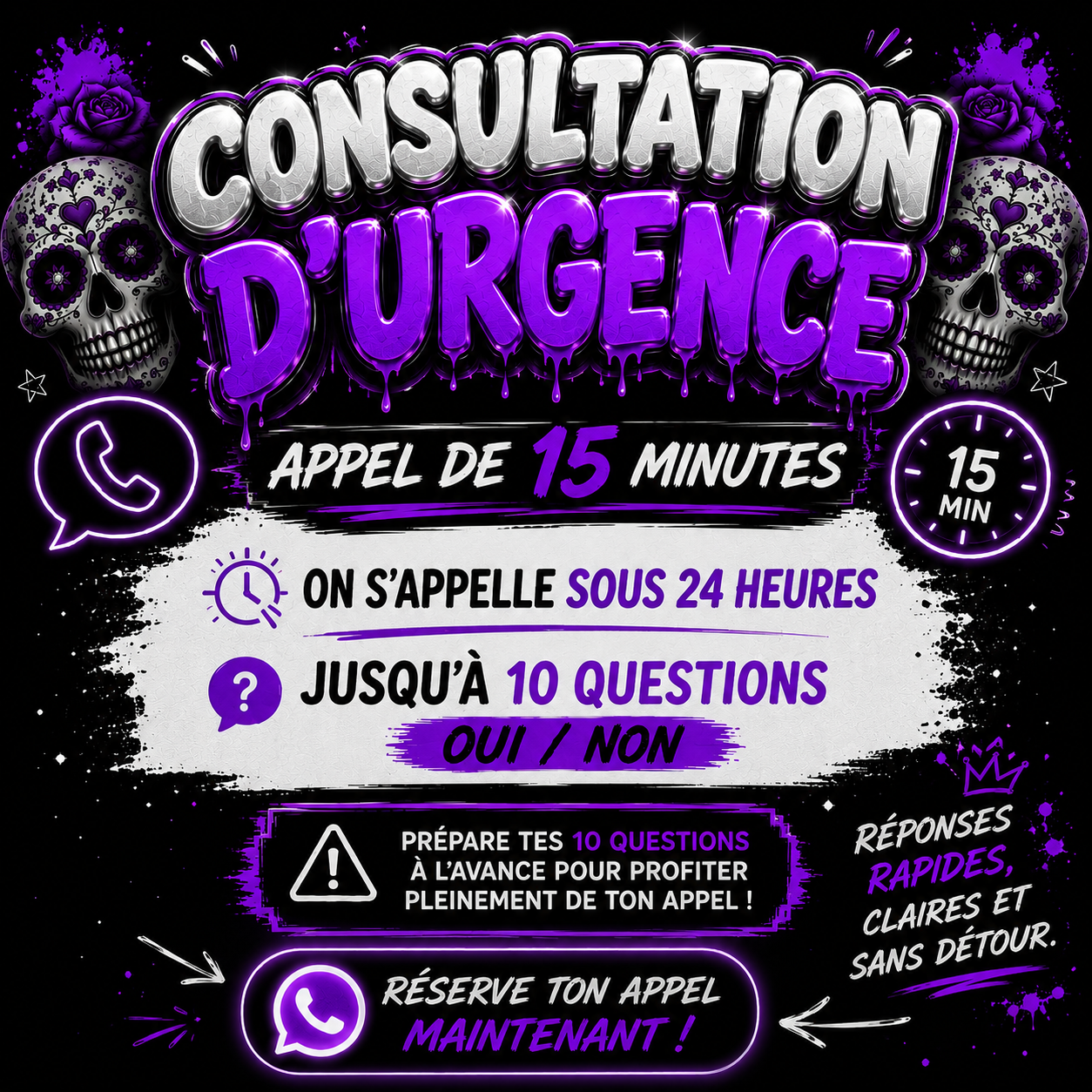 Consultation d’urgence ⚡️